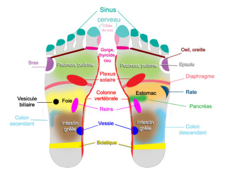 Massage des pieds par un réflexologue pour guérir le corps